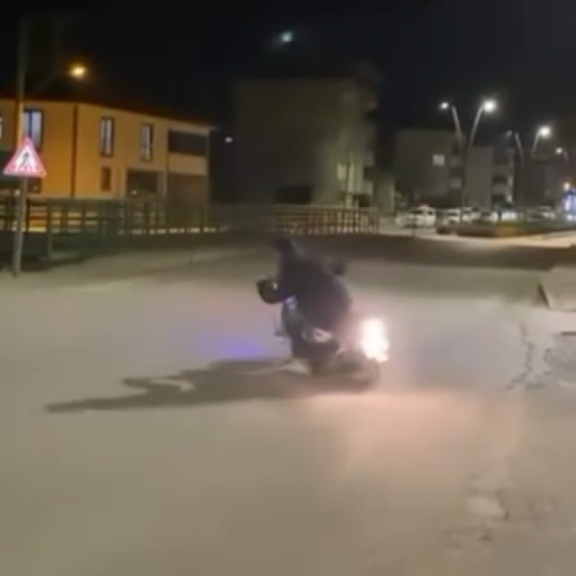 Drift atan motosiklet sürücüsüne 59 bin 463 lira ceza