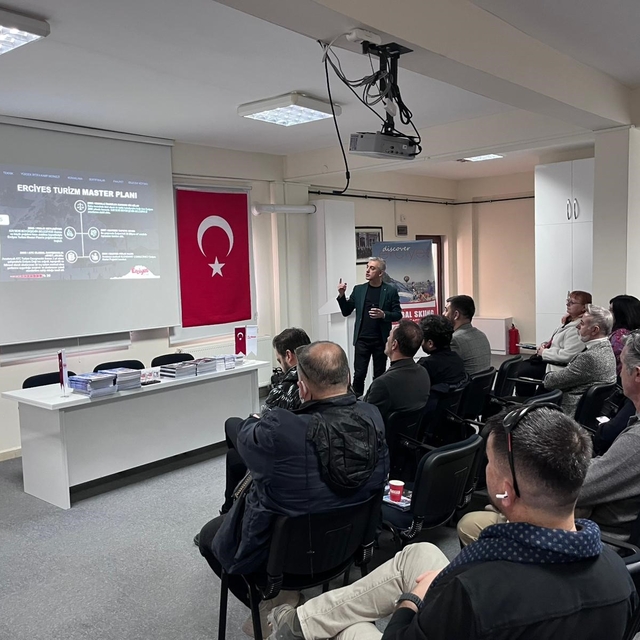 Nevşehirli seyahat acentelerine Erciyes sunumu gerçekleştirildi