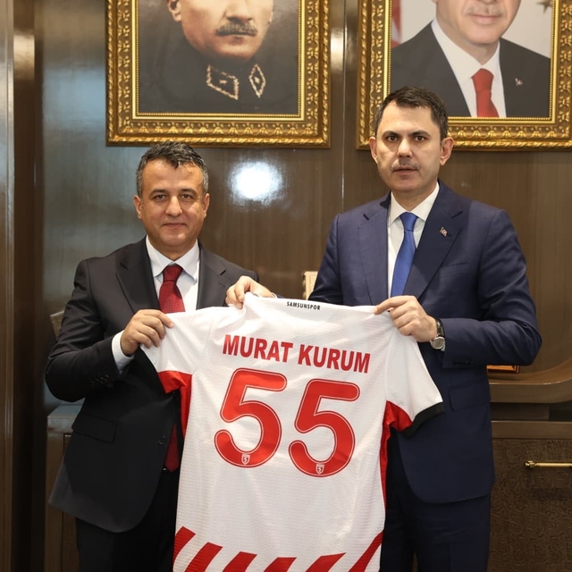 Başkan Halit Doğan, Bakan Murat Kurum'a Samsun projelerini anlattı