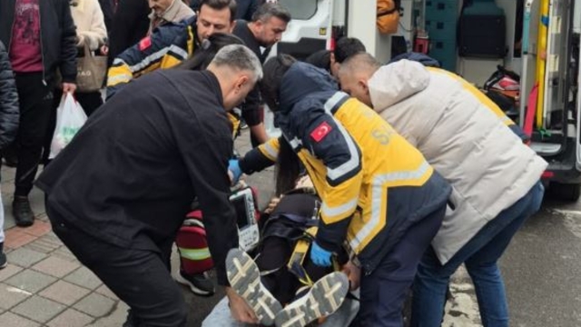 Mağazada alışveriş yaparken merdivenlerden düşen kadın ağır yaralandı