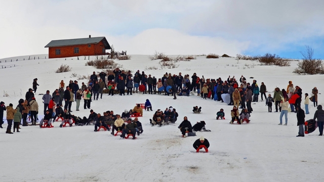 Ordu'da 5. Argan Yaylası Kar Festivali düzenlendi