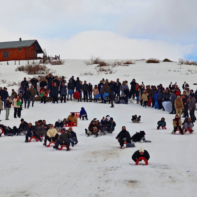 Ordu'da 5. Argan Yaylası Kar Festivali düzenlendi