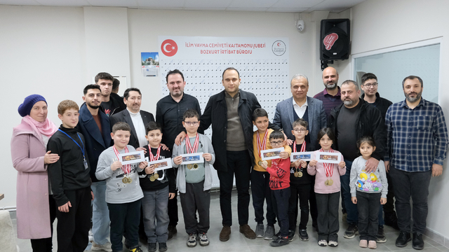 Bozkurt'ta satranç turnuvası düzenlendi