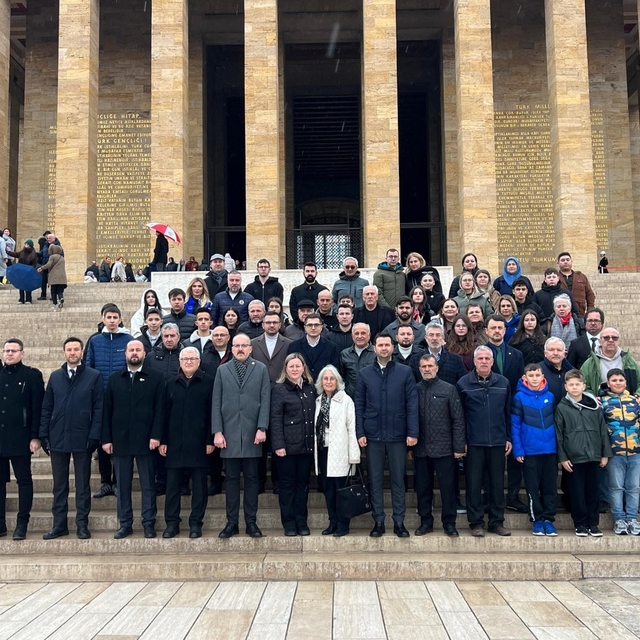 Samsunlu mübadillerden Anıtkabir ziyareti