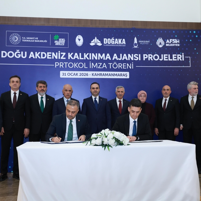 Bakan Kacır, Kahramanmaraş'ta SOGEP projelerinin imza törenine katıldı