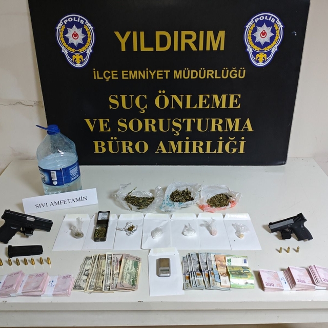 Bursa'da uyuşturucu ticareti yaptığı öne sürülen firari hükümlü yakalandı
