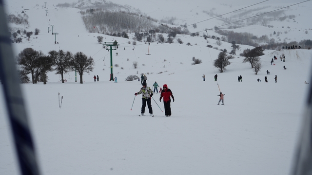 Kop Kayak Merkezi'nde sömestir tatili yoğunluğu