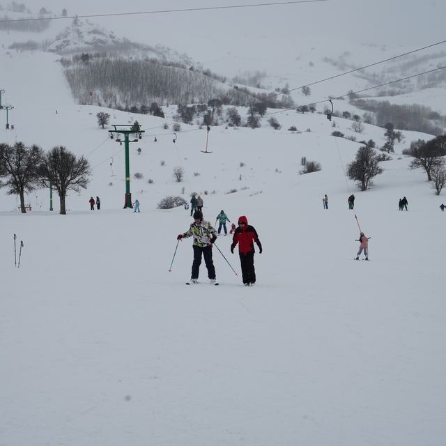 Kop Kayak Merkezi'nde sömestir tatili yoğunluğu