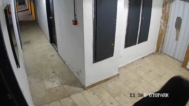 Elazığ'da güvenlik kameralarına zarar veren şahıs kameraya yakalandı