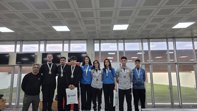 Erzincanlı sporcular Trabzon'daki havalı silahlar müsabakalarına damga vurdu
