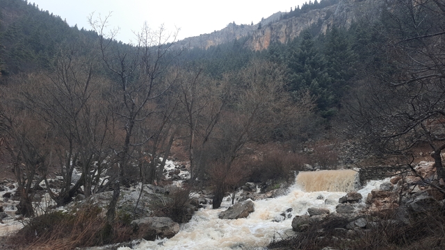 Konya'da Aygırdibi kaynağı erken coştu