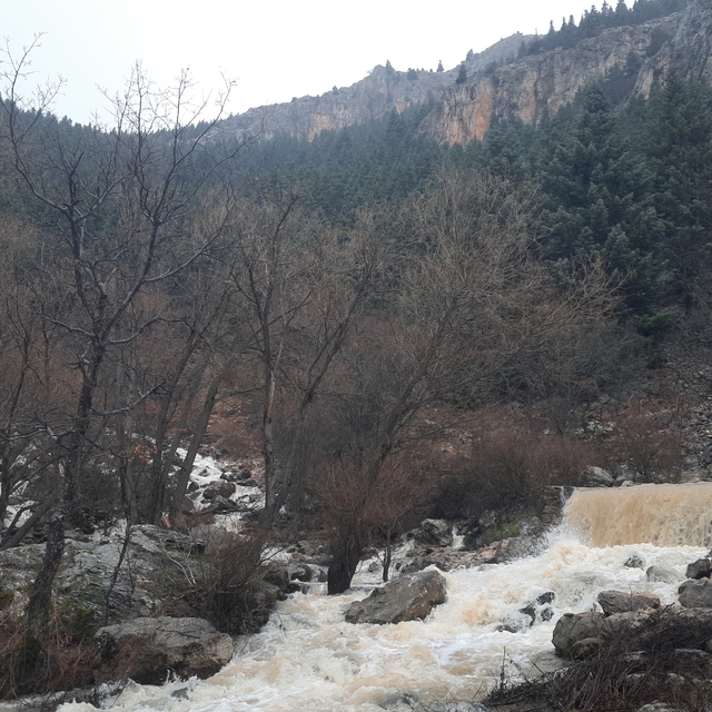 Konya'da Aygırdibi kaynağı erken coştu