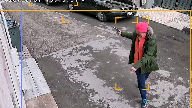 Bursa'daki damat dehşeti kamerada