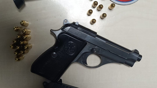 Samsun'da silah operasyonunda 1 zanlı yakalandı