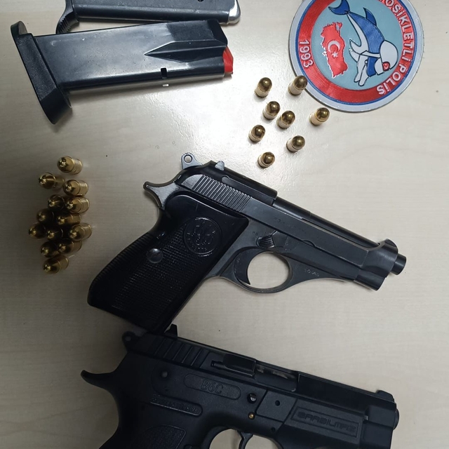 Samsun'da silah operasyonunda 1 zanlı yakalandı