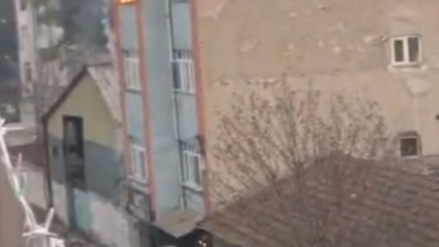 Karabük'te ev yangını