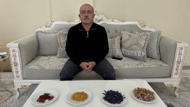 "Yapamazsın" diyenlere inat yetiştirdiği safran ve salebi evinde tüketiyor