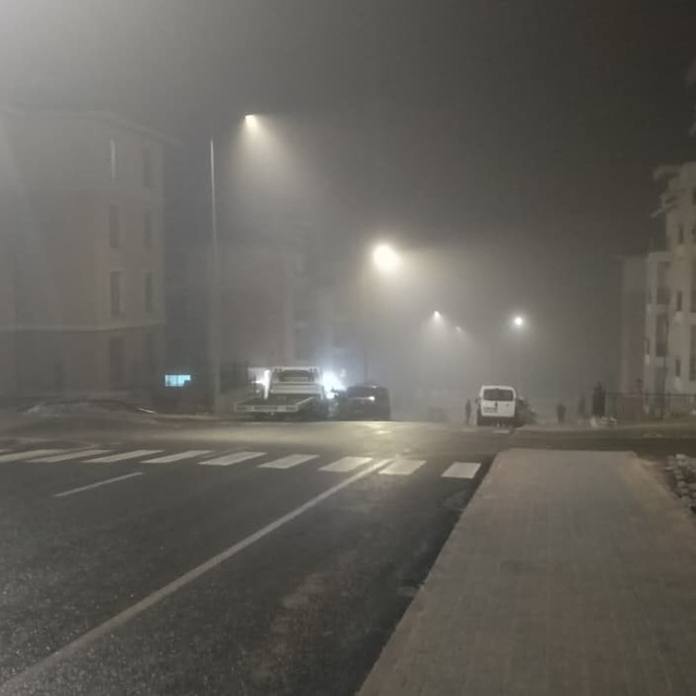 Gölbaşı'nda yoğun sis etkili oldu