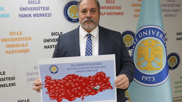 Dicle Üniversitesi Hastaneleri'ne geçen yıl 10 bini İstanbul'dan, 285 bin hasta il dışından geldi