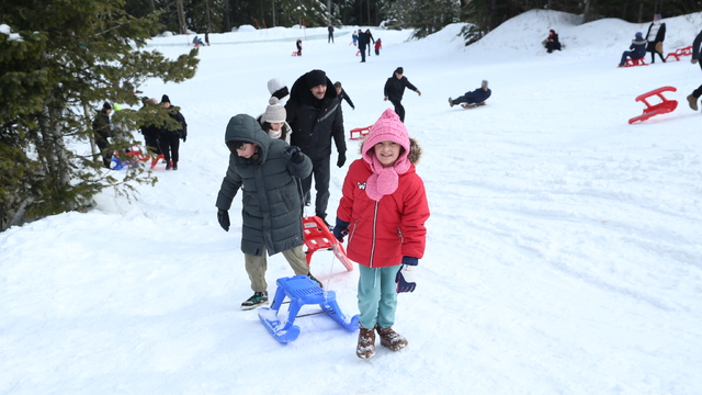 Anadolu'nun "yüce dağı" Ilgaz, yarıyıl tatilinde ziyaretçilerini ağırladı
