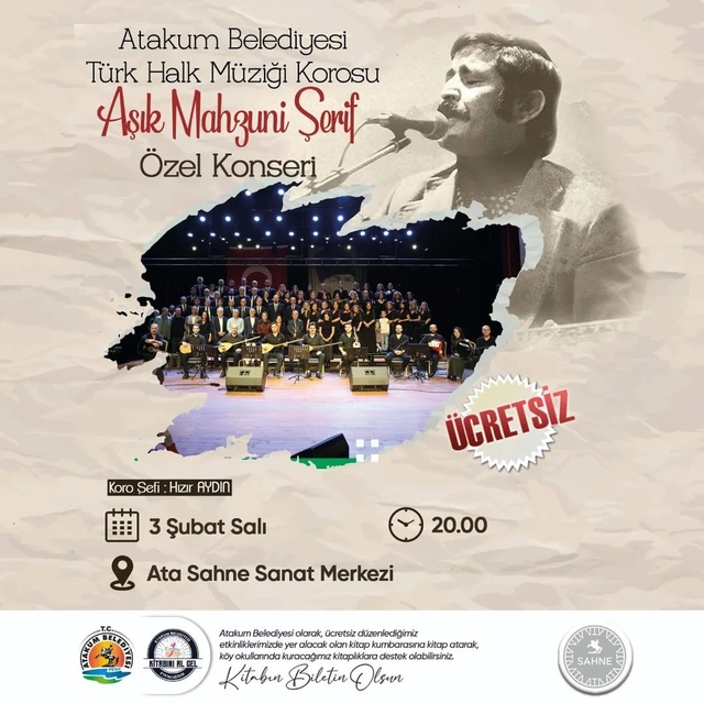 Aşık Mahzuni Şerif, Atakum'da anılacak