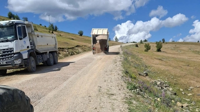 Gerze'de köylerin altyapısı güçlendirildi