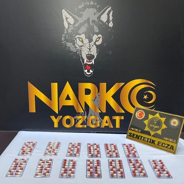 Yozgat'ta 182 adet uyuşturucu hap ele geçirildi
