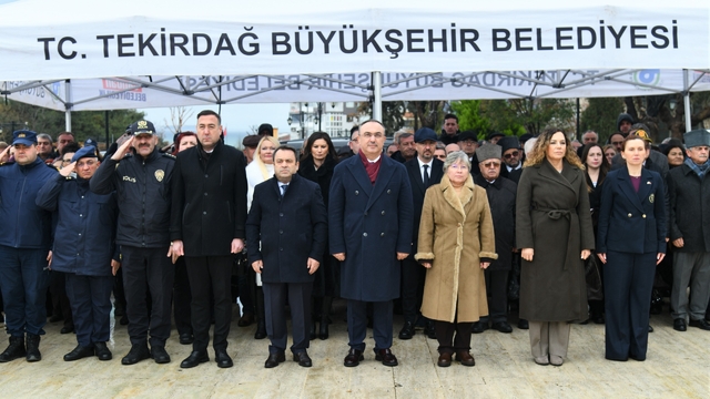 Atatürk'ün Tekirdağ'a gelişinin 111. yıl dönümü kutlandı