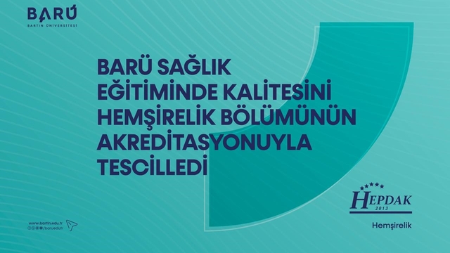 BARÜ Hemşirelik Bölümü akredite edildi