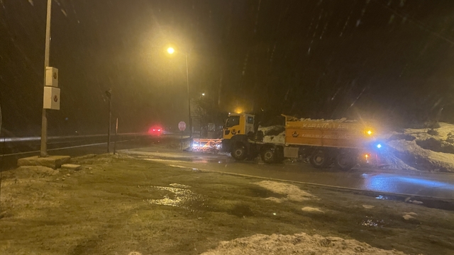 Bolu Dağı'nda kar yağışı başladı