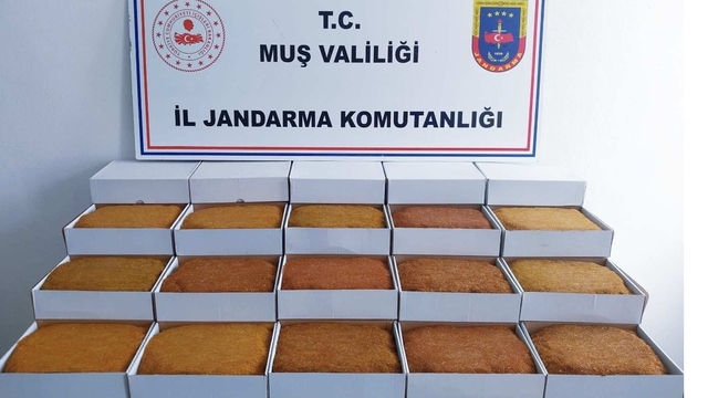 Muş'ta 45 kilo kaçak tütün ele geçirildi