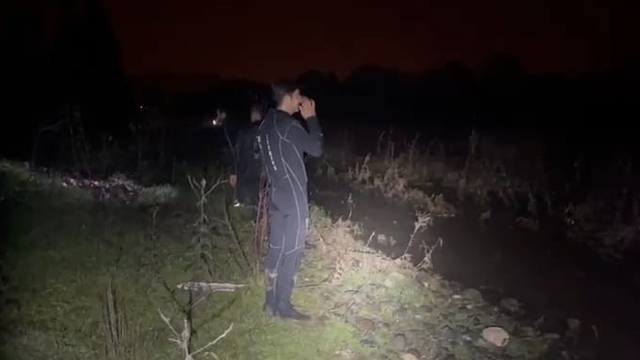 Hatay'da nehre düştüğü iddia edilen kişiyi arama çalışması başlatıldı