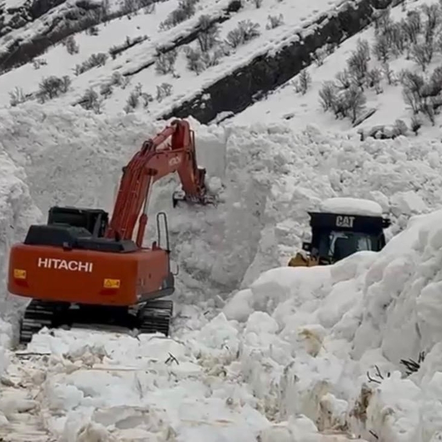 Beytüşşebap'ta çığ alarmı