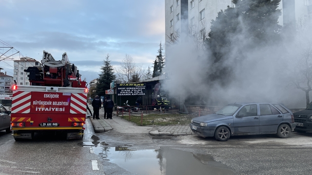 Eskişehir'de iş yerinde çıkan yangın söndürüldü
