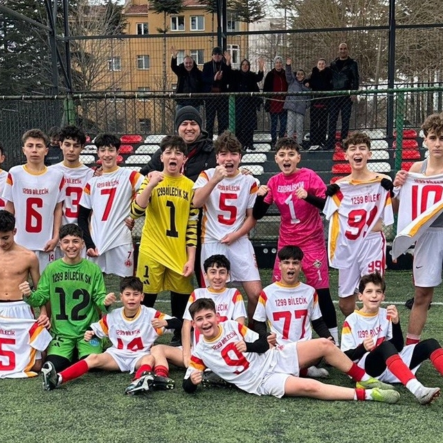 U14 Bilecik Gençler Ligi'nin şampiyonu 1299 Bilecikspor Kulübü oldu