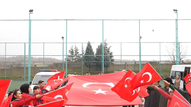 Pazarlar'da "Bayrağa saygı koşusu" düzenlendi