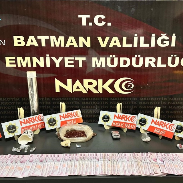 Batman'da uyuşturucu operasyonu: 5 zehir taciri tutuklandı