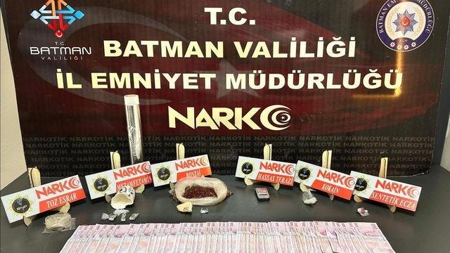 Batman'da uyuşturucu operasyonu: 5 zehir taciri tutuklandı