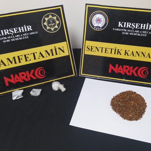 Kırşehir'de uyuşturucu madde operasyonu: 1 tutuklama