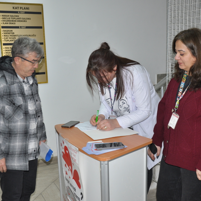 Gümüşhacıköy'de organ bağışı kampanyası düzenlendi