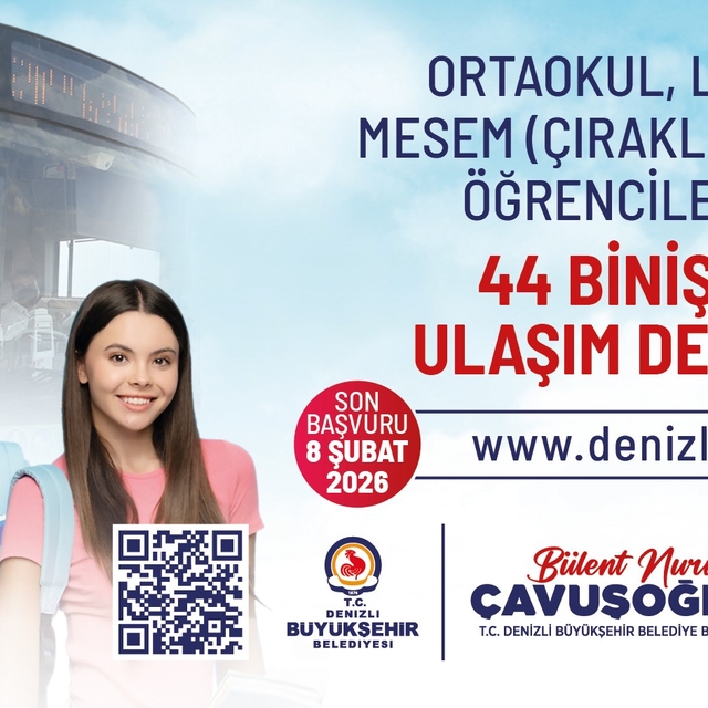 Denizli'de ulaşım desteğinde başvurular 8 Şubat'ta sona eriyor