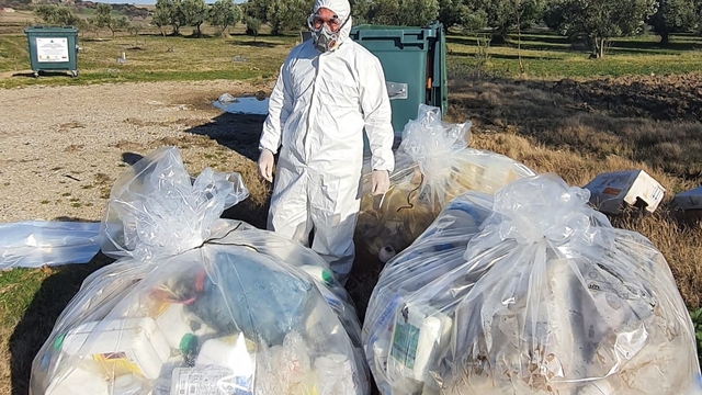 Çanakkale'de 8 yılda 500 bin zirai atık ambalajı imha edildi