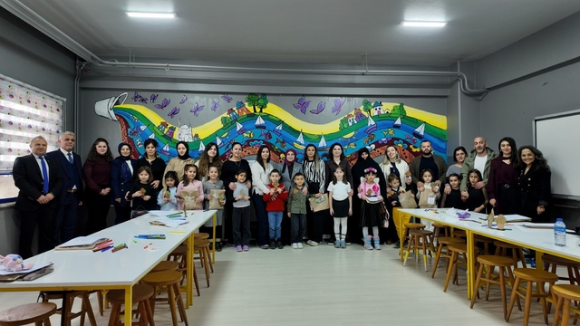 Aileler masal atölyesinde buluştu