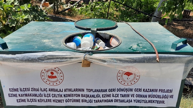 Çanakkale'de 8 yılda yaklaşık 500 bin adet bitki koruma ürünü zirai atık ambalajı toplanarak imha edildi