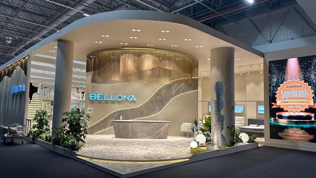 Yeni sezon koleksiyonlarıyla Bellona, Uluslararası Mobilya Fuarı'nda yoğun ilgi gördü