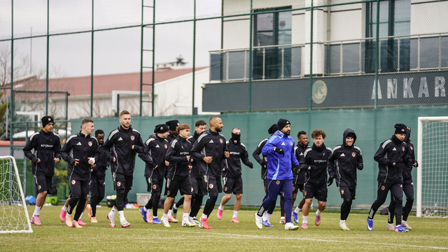 Gaziantep FK, kupa maçı hazırlıklarını Ankara'da sürdürdü
