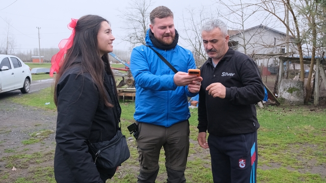 İngiltere'den Vietnam'a yürüyen gezginler, Samsun'un Terme ilçesine ulaştı