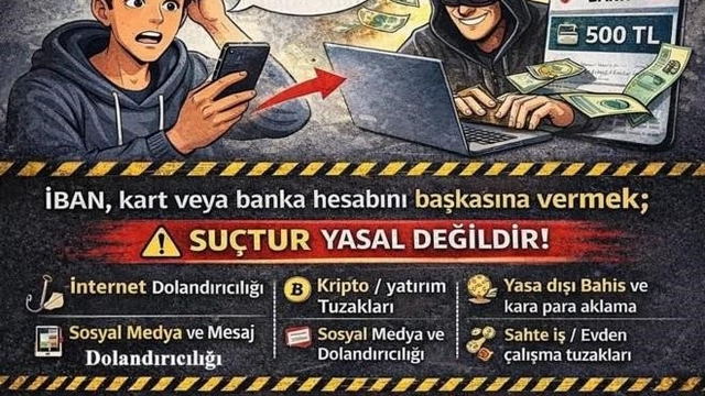 Tatvan Cumhuriyet Başsavcılığından dolandırıcılığa karşı bilgilendirme