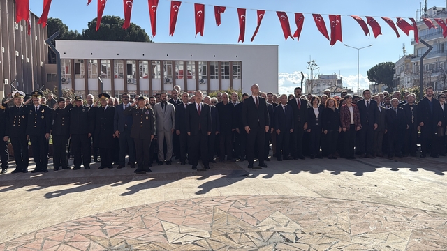 Atatürk'ün Aydın'a gelişinin 95. yıl dönümü törenle kutlandı