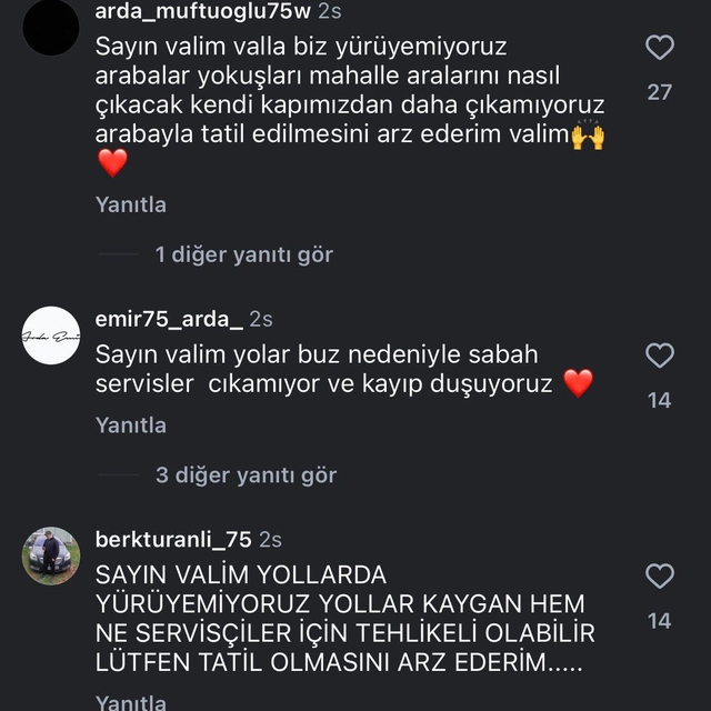 Vali Çiçekli'den öğrencilerin tatil talebine olumlu cevap